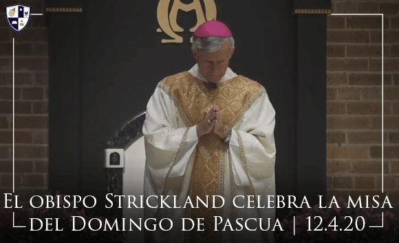 El obispo Strickland celebra la misa del Domingo de Pascua | 12.4.20