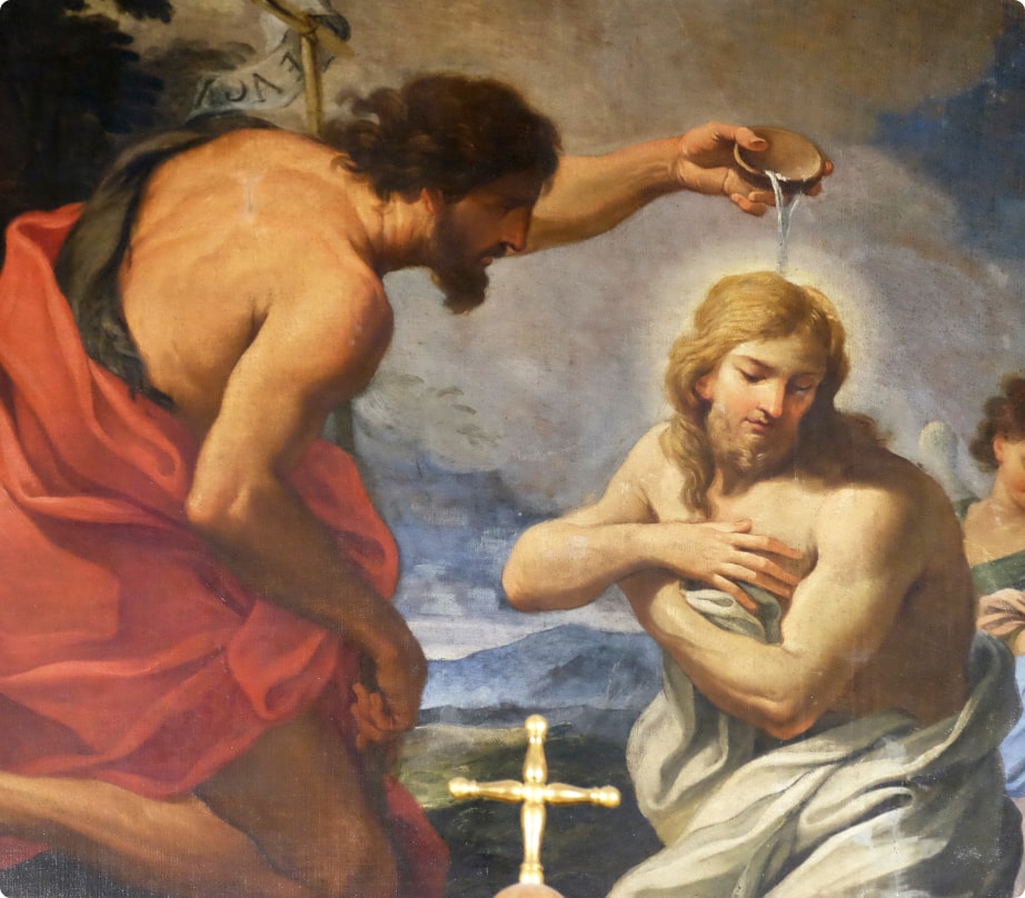 John the Baptism Baptizing Jesus